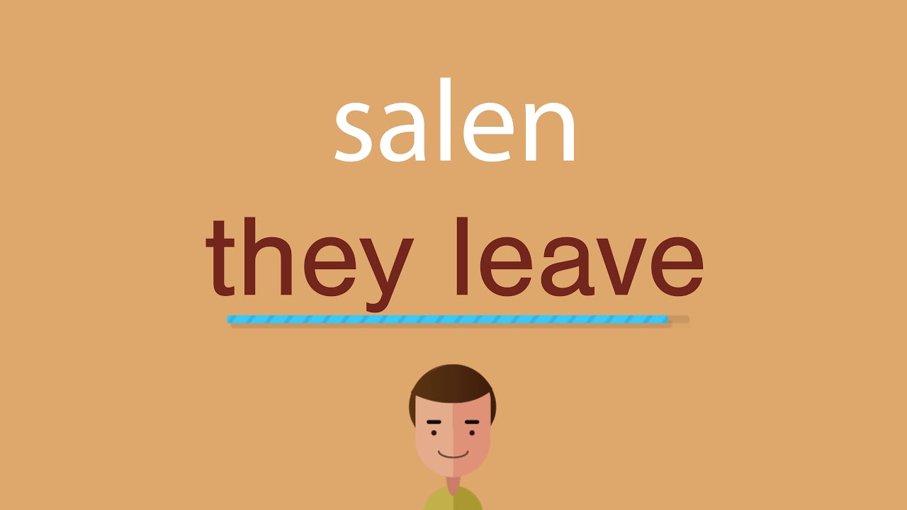 Cómo se dice salen en inglés YouTube