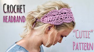 Женственный ЛЕТНИЙ аксессуар 💞 КРЮЧКОМ / Мастер-класс / Summer crochet headband 