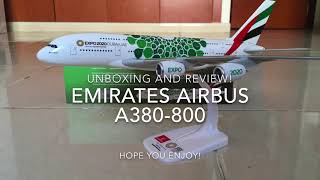 希少 Airbus A380-800 Emirates EXPO 2020モデル Airbus A380-800 Commercial Aircraft 