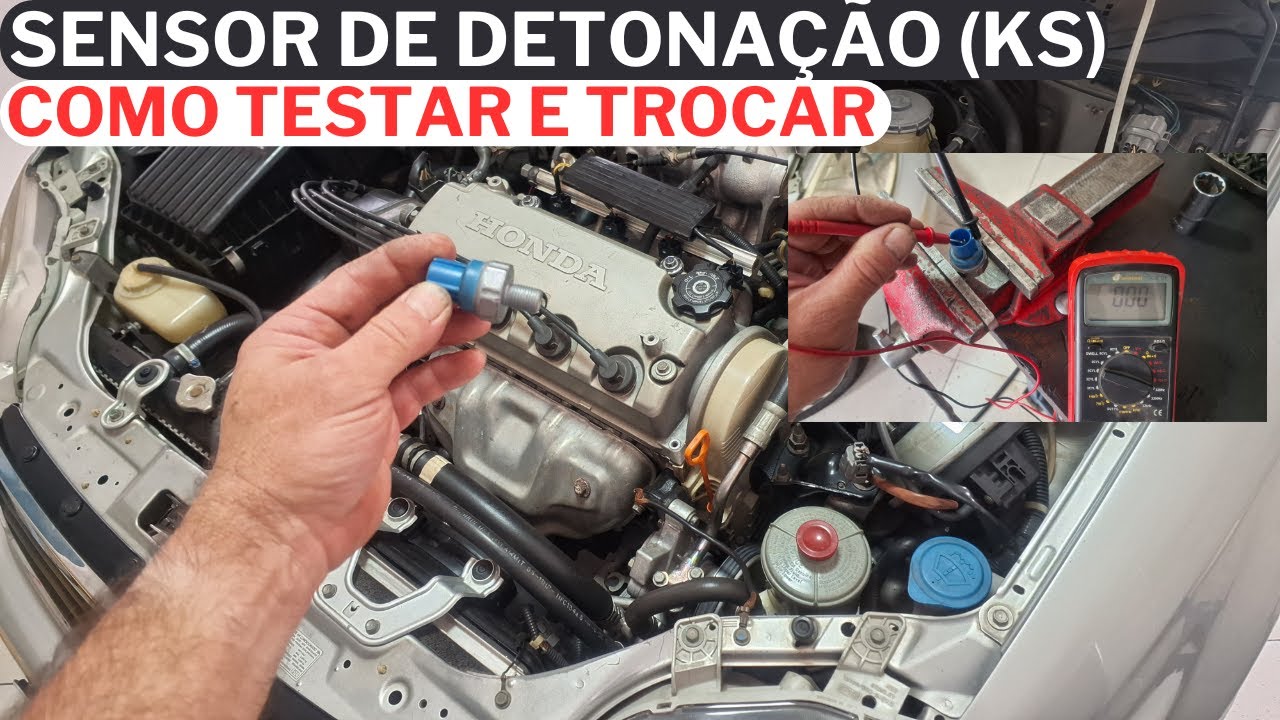 Honda Civic Ex 2000 - Sensor de Detonação *Como Testar e Trocar* (Dicas Troca Fluído da Transmissão)
