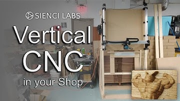 Set up your CNC for Vertical Cutting: New vertical stand design