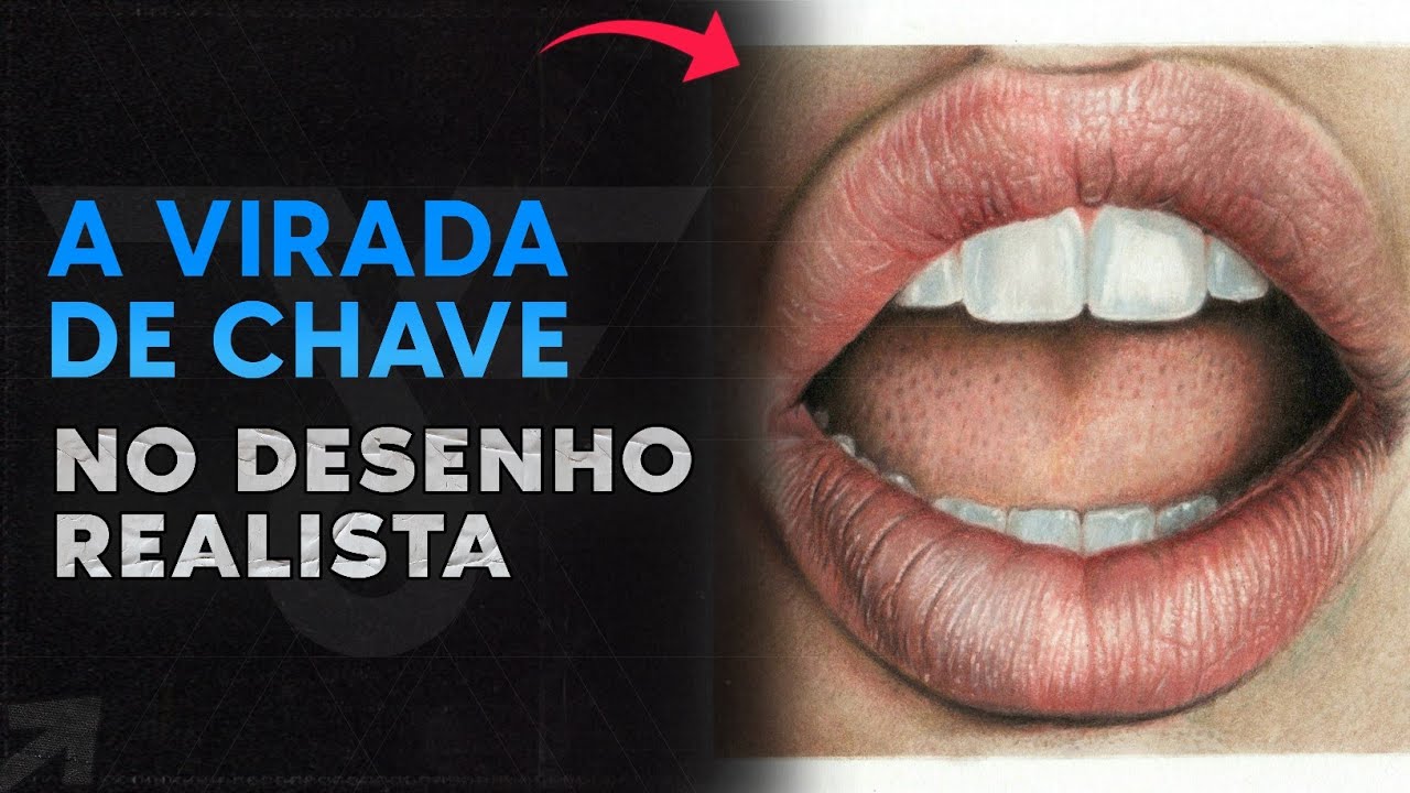 Técnica Muito Mais Rápida para Fazer Desenhos Realistas Coloridos