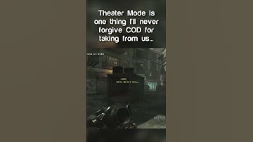 Theater Mode in Call of Duty 😍 #callofduty #nostalgia