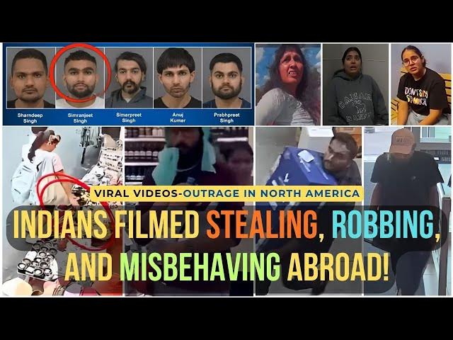 Rise in Viral Incidents: Indian Tourists Filmed Stealing, Robbing, and Misbehaving Abroad