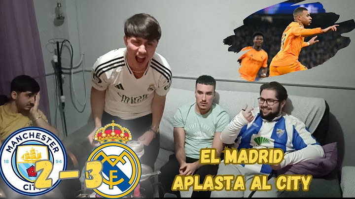 EL MADRID APLASTA a GUARDIOLA |REACCIONANDO al MANCHESTER CITY 2-3 REAL MADRID |16° Champions League