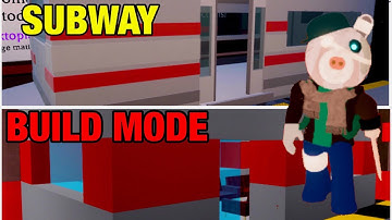 RECREATING THE LOST BOOK (SUBWAY) IN BUILD MODE!!!! /ROBLOX PIGGY AND THE LOST BOOK/