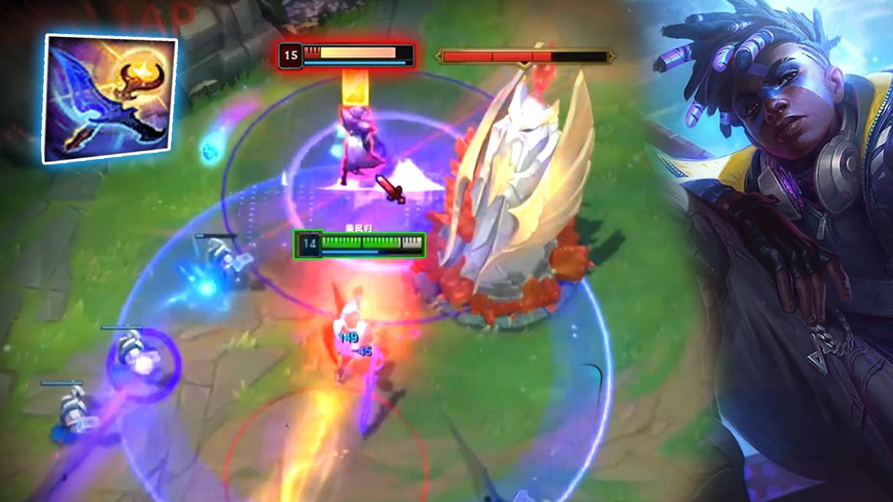 Rank 1 Ekko : INSANE 1V2 CLEAN COUNTER GANK - Engsub