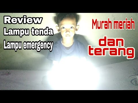 hallo gan kali ini saya riview lampu emergency super terang led cob 20watt sangat cocok sekali buat . 