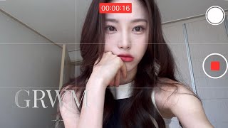 2023 트렌드메이크업이라 쓰고 데일리메이크업 이라고 읽는 grwm  | 같이준비해요  Get ready with me (글로우 메이크업 핑크메이크업)
