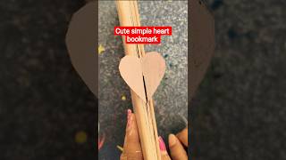 Cute Simple Heart Bookmark #origami #bookmark