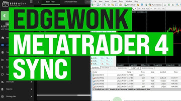 MetaTrader 4 Automatic Sync to Edgewonk