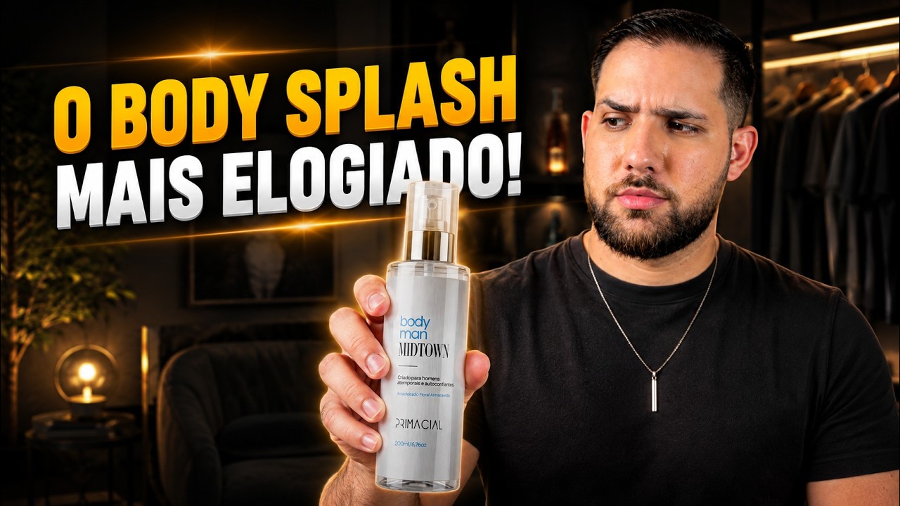 Matheus Couto com Body Splash Masculino Primacial Midtown