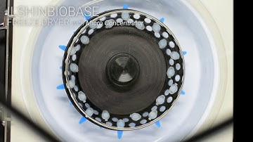 Freeze Dryer(Lyophilizer) with micro concentrator closeup - IlshinBioBase