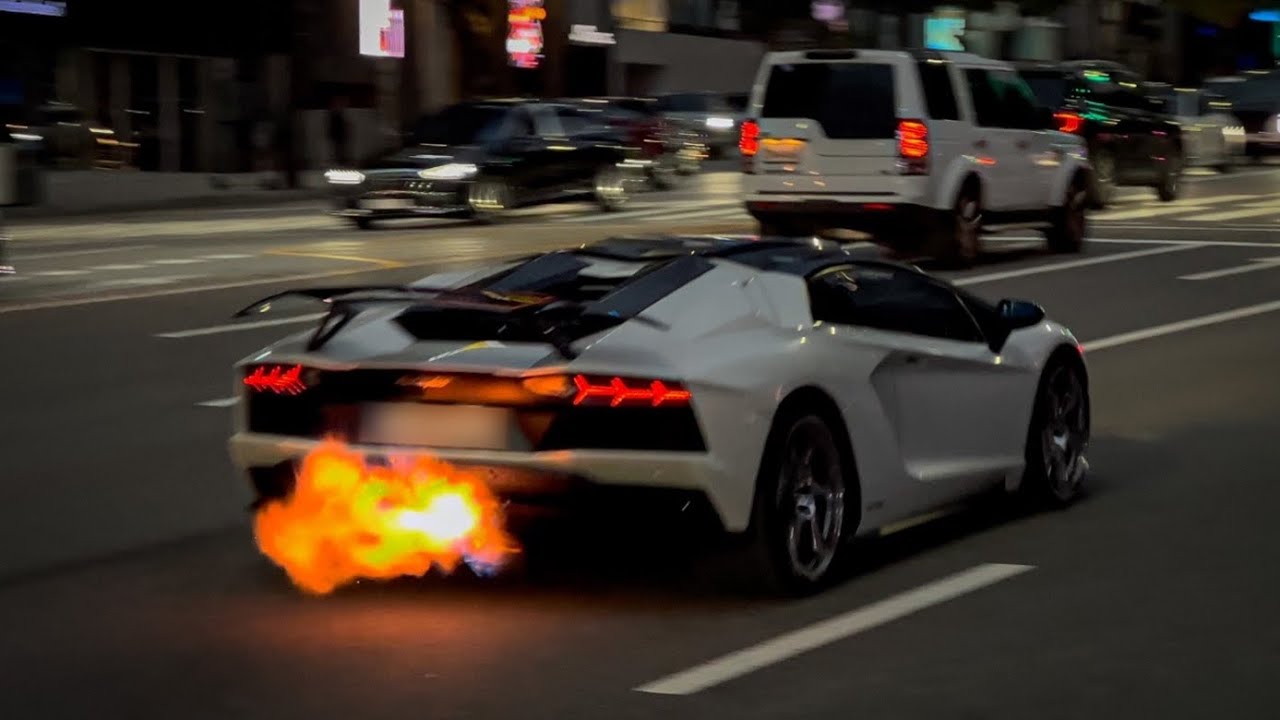 도산대로 아벤타도르 배기음 - SVJ, S, SV, LP700 | 2022