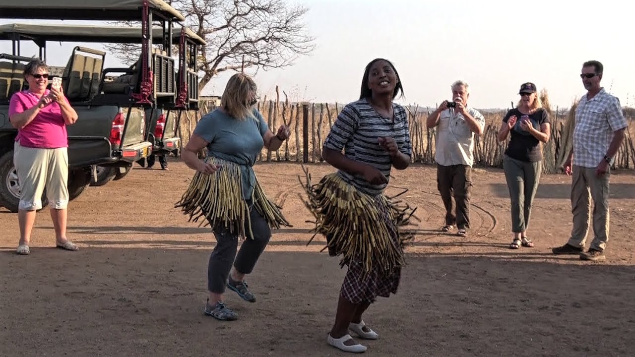 Basket weaving at Mabele village in Botswana YouTube