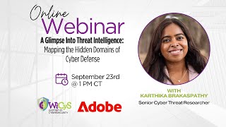 Adobe Webinar | A Glimpse into Threat Intelligence: Mapping the Hidden Domains of Cyber Defense