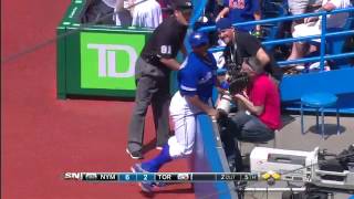 2012/05/20 Encarnacion's nice catch