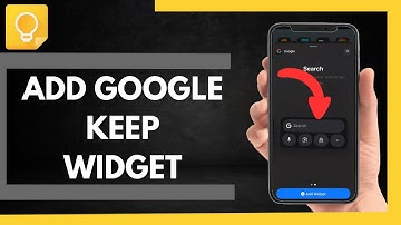 How To Add Google Keep Widget On Iphone
