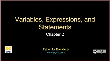 Chapter 2: Variables, Expressions and Statements