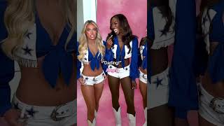 💙📣 DCC Cheerleaders Say Darling 😂✨#charlottetilbury #dallascowboyscheerleaders #darling #shorts