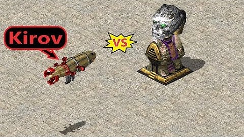 Kirov vs Yuri Statue - Red Alert 2