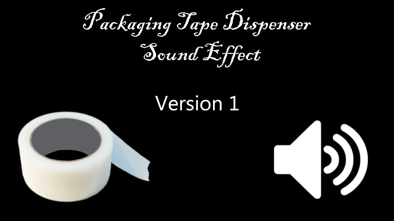Tape Dispenser Sound Effect YouTube