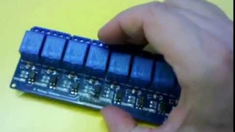 Реле 12В, 8-канальные - универсальное управление от 5 до 36В