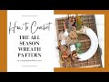 How to Crochet The All Season Crochet Wreath Pattern | Video Tutorial