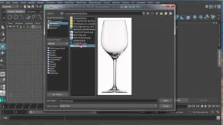 Maya Revolve a Wine Glass in Maya Tutorial