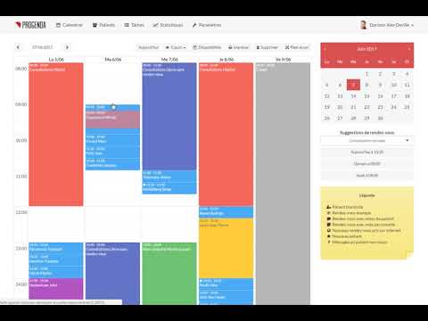 Progenda - Comment déplacer un rendez vous? - video from Progenda