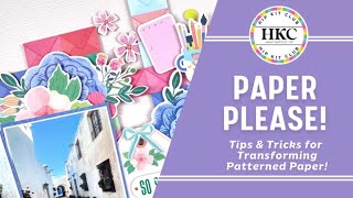 Transforming patterned paper May 2026 Hip Kits Valeska Guimaraes