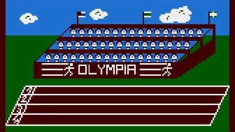 Olympia for Atari 800 XL from German computer magazine "Computer Praxis Telematch"