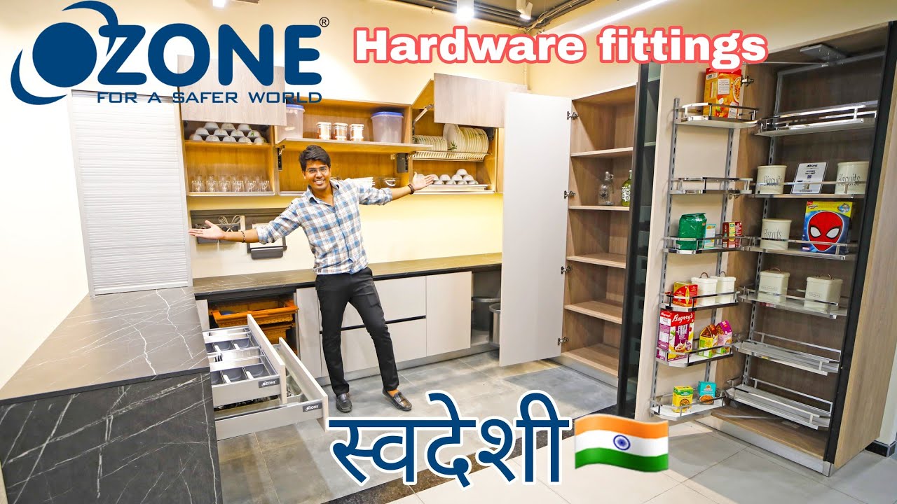 Best kitchen & wardrobe Fittings hardware by OZONE Market Survey Ep14