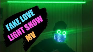 Led Lights And Face Mask Synced To Fake Love Bts