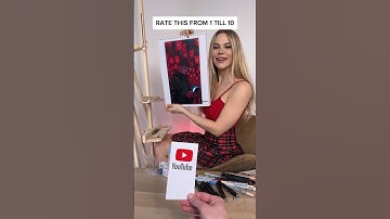 I draw YouTube as a real person. Rate this from 1 till 10! #artchallenge #youtubeart