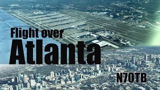 Stunning views of downtown Atlanta and ATL airport