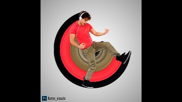 How to Make an Awesome, Circular Pixel STRETCH Effect | Photoshop Tutorial #trending #shorts #viral