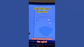 ChatGPT spiral animation Jupyter notebook #coding #shorts #programming