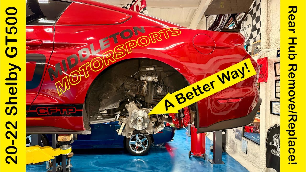 2020-2022 Shelby GT500 Wheel Hub Remove & Replace (rear)