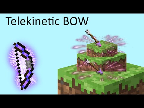 Mass Terraform with this Telekinetic Bow - Minecraft