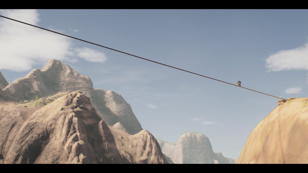 "Tight Rope" Narrow Cable Bridge Riders Republic Zion Freeride