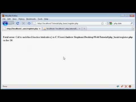 PHP News Site Tutorial: Part 6-User Registration(3)