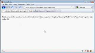 PHP News Site Tutorial: Part 6-User Registration(3)