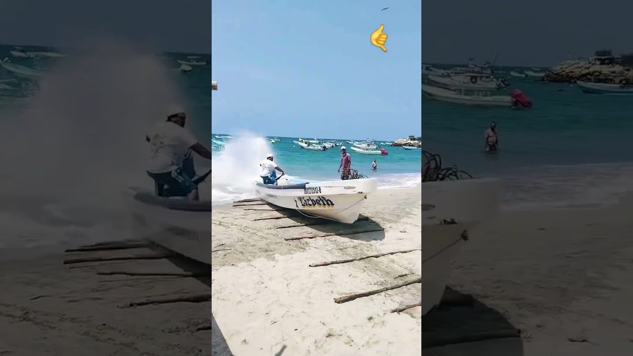 Expert Boat Driver Lands Speed Boat On The Beach At 100 mph PERFECTLY! 