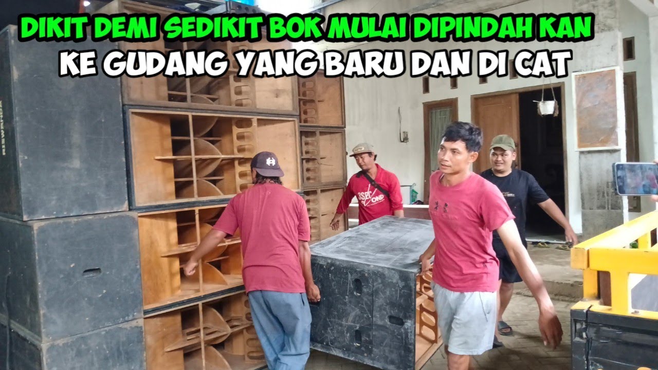 SEDIKIT DEMI SEDIKIT BOK MULAI DI PINDAH KAN KE GUDANG RISWANDA MAHARDIKA YANG BARU DAN DI CAT.