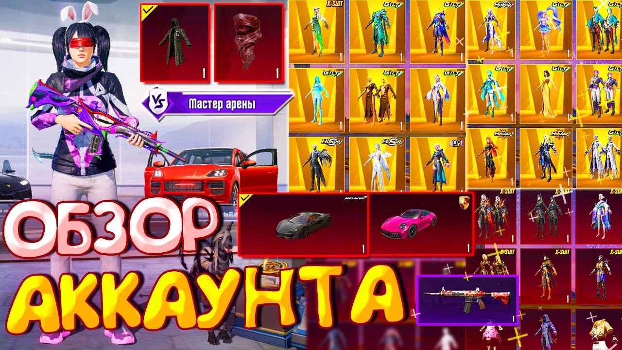 ОБЗОР ОЛД АККАУНТА 🔥 РЕДКИЙ ТИТУЛ МАСТЕР АРЕНЫ 😱 ПОДПИСЧИК в ТОП-300 по ДОСТИЖЕНИЯМ в PUBG Mobile