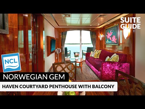 Norwegian Gem Courtyard Penthouse with Balcony walkthrough tour