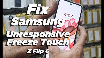 Samsung Z6 reageert niet meer op touchscreen en is vastgelopen (2025)