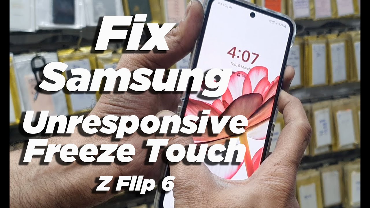 Fix Samsung Z6 unresponsive touch Screen is Frozen 2025 - YouTube