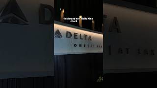 my favorite part? the private TSA screening 😎 #travel #deltaone